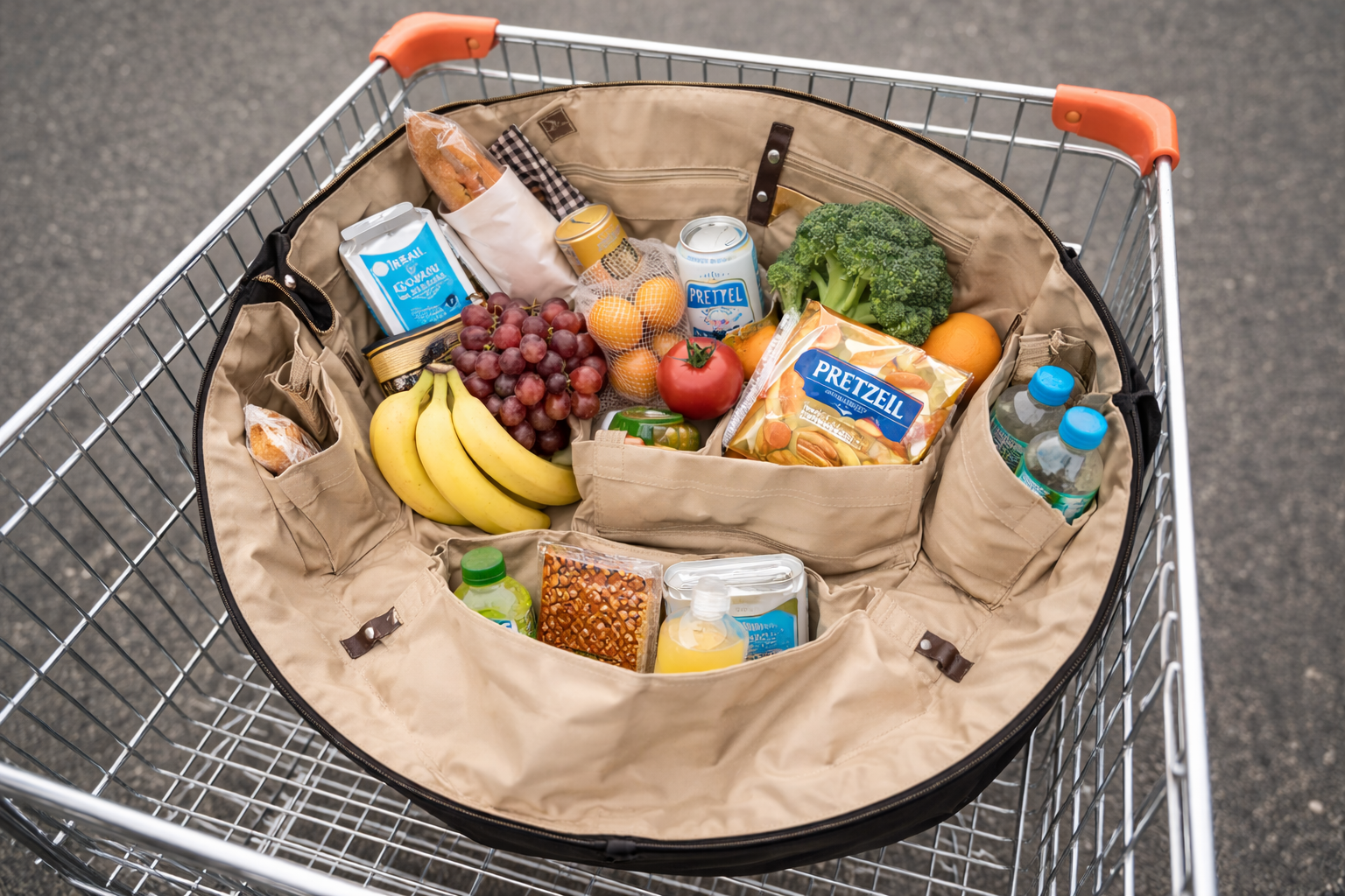 CartNest™ Heavy-Duty Large Capacity Reusable Grocery Bag – Built for Costco & Sam’s Club